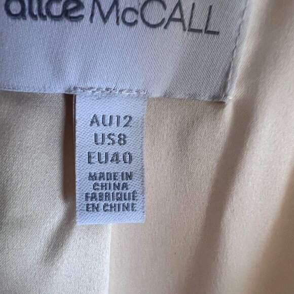 Alice McCall gorgeous dress in peach size 8 - Picture 5 of 6